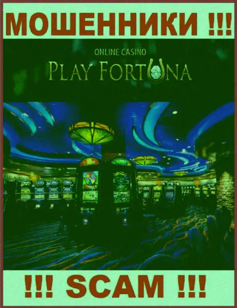 С Play Fortuna, которые орудуют в сфере Casino, не сможете заработать - это обман
