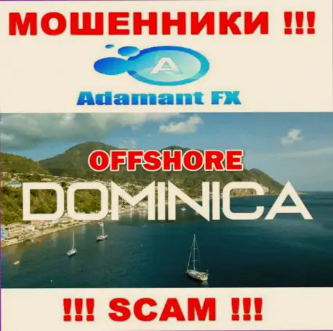 AdamantFX безнаказанно надувают, поскольку находятся на территории - Dominika