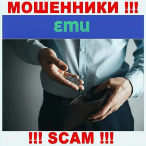 Вся работа EM U сводится к грабежу валютных игроков, потому что они интернет-обманщики