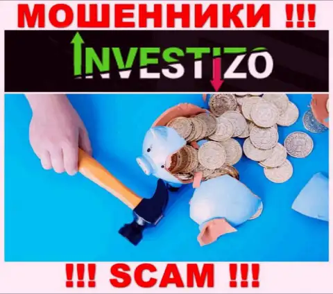 Investizo - это интернет-мошенники, можете потерять все свои денежные активы
