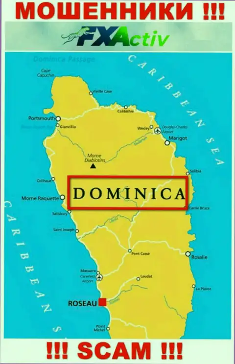 С организацией FXActiv связываться ВЕСЬМА ОПАСНО - скрываются в офшоре на территории - Доминика