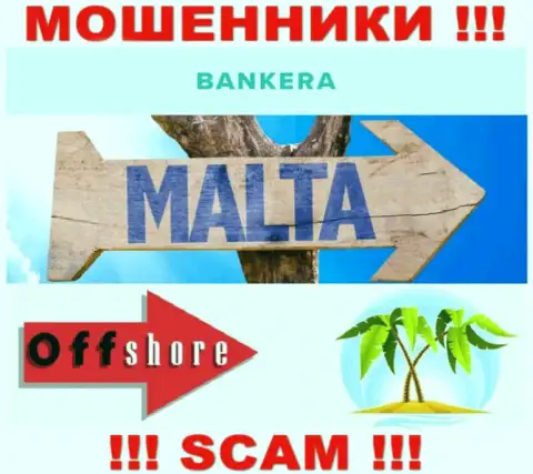 С компанией Банкера Ком крайне опасно иметь дела, адрес регистрации на территории Malta