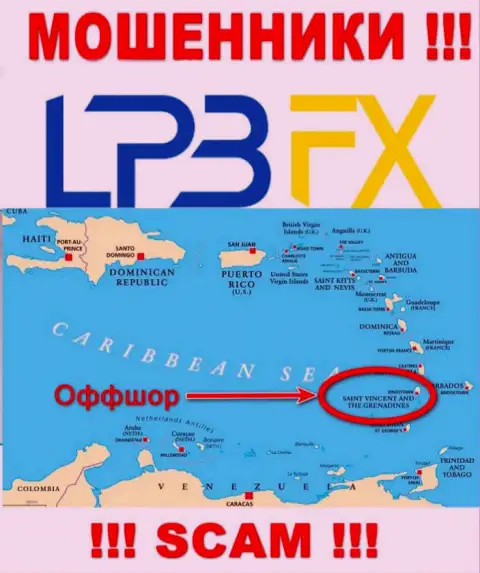 LPB FX беспрепятственно сливают, поскольку обосновались на территории - Сент-Винсент и Гренадины