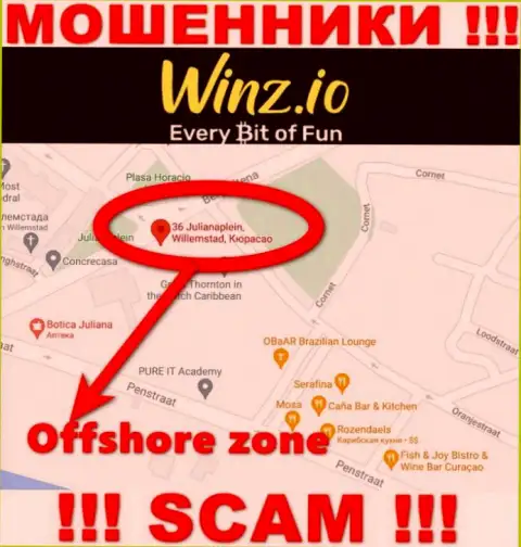 Winz имеют офшорную регистрацию: Curaçao - будьте очень внимательны, мошенники
