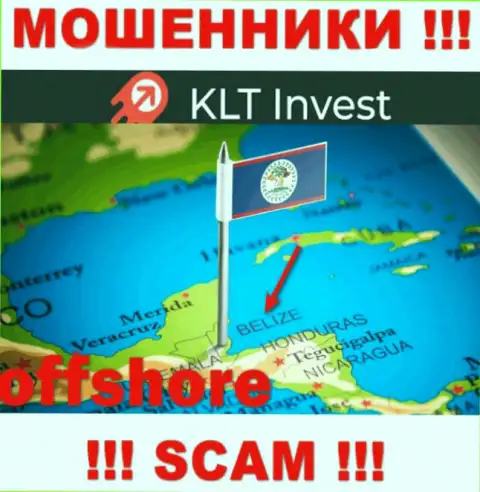 KLT Invest свободно дурачат, потому что обосновались на территории - Belize