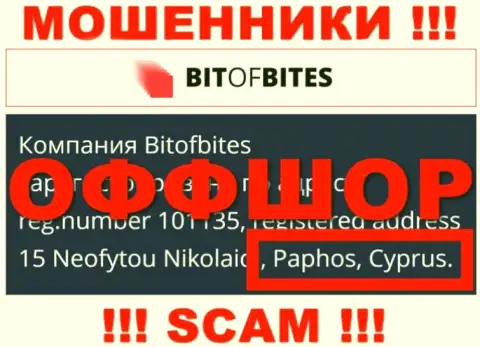 Bit Of Bites - это кидалы, их адрес регистрации на территории Cyprus
