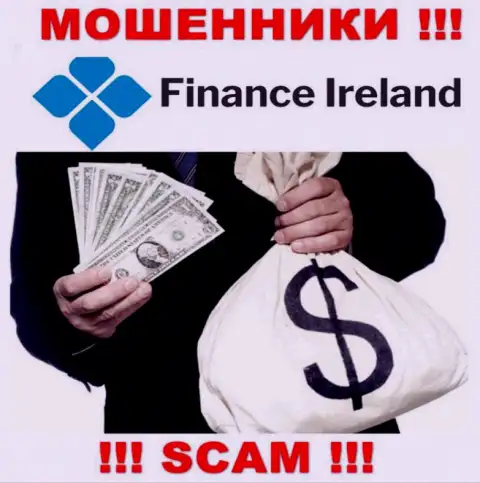 В дилинговой организации Finance Ireland оставляют без средств доверчивых клиентов, требуя вводить финансовые средства для погашения комиссионных платежей и налогов