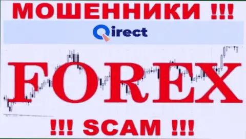 Qirect лишают денежных вложений наивных клиентов, которые поверили в законность их работы