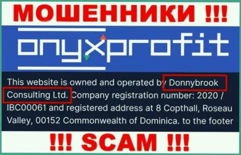 Юр. лицо компании Onyx Profit - это Donnybrook Consulting Ltd, инфа взята с онлайн-ресурса