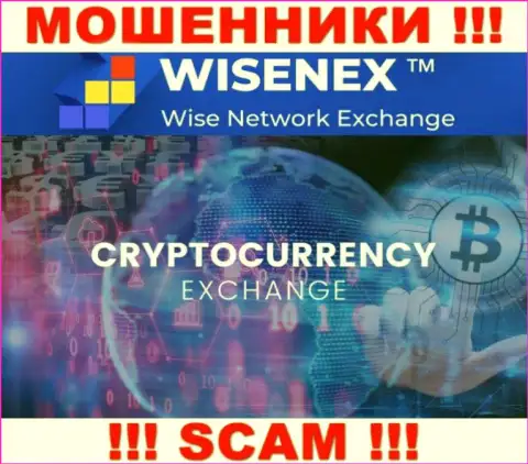WisenEx Com занимаются обворовыванием клиентов, а Крипто обменник только ширма