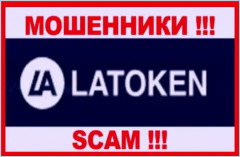 Логотип МОШЕННИКА Латокен