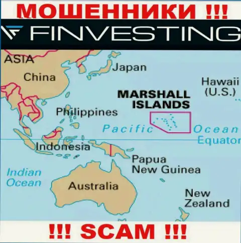 Marshall Islands это юридическое место регистрации компании Finvestings Com