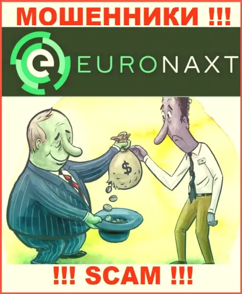 В дилинговом центре EuroNaxt Com обманным путем вытягивают дополнительные взносы