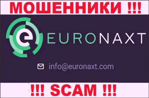 На информационном сервисе EuroNax, в контактной информации, показан адрес электронного ящика этих internet махинаторов, не нужно писать, лишат денег