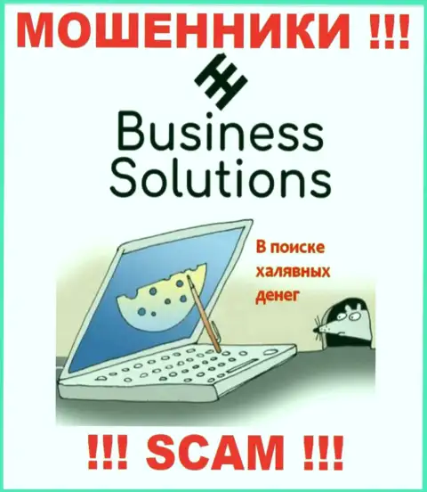 Business Solutions - internet-мошенники, не дайте им уболтать Вас совместно сотрудничать, а не то заберут Ваши вложенные денежные средства