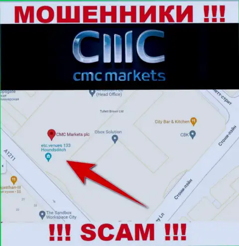 Что касательно офшорного места регистрации организации CMC Markets, то он однозначно фейковый
