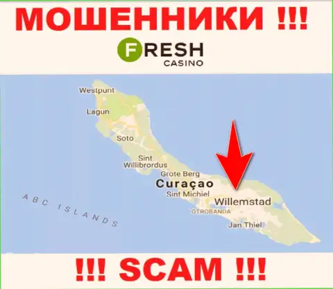 Curaçao - именно здесь, в оффшоре, зарегистрированы мошенники GALAKTIKA N.V