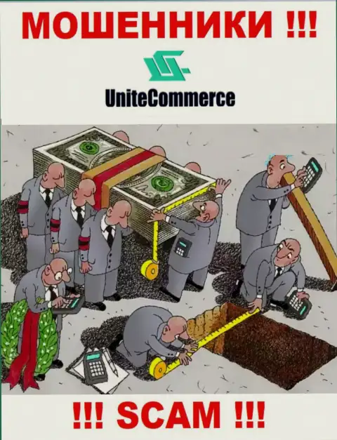 Вы заблуждаетесь, если ожидаете доход от работы с дилинговым центром UniteCommerce - МОШЕННИКИ !!!