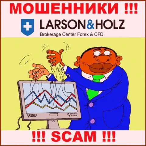 Прибыль с компанией Larson Holz Вы не получите - не ведитесь на дополнительное внесение денежных средств