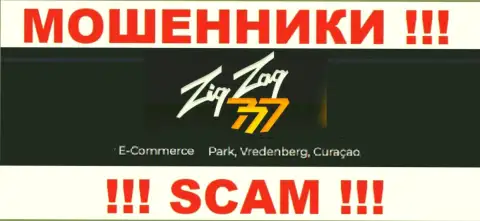 Работать с конторой ZigZag777 не стоит - их офшорный официальный адрес - E-Commerce Park, Vredenberg, Curaçao (инфа позаимствована портала)