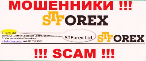 STForex - это мошенники, а владеет ими STForex Ltd