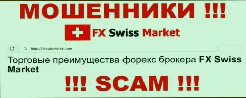 Тип деятельности FX Swiss Market: Форекс - отличный заработок для internet мошенников