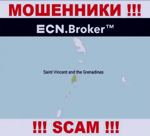 Базируясь в оффшоре, на территории St. Vincent and the Grenadines, ECNBroker ни за что не отвечая обворовывают лохов