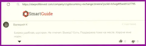 Посреднические услуги организация Zinnera Com оказывает неплохо, честный отзыв валютного трейдера на web-ресурсе СтарпроФитининвест Ком